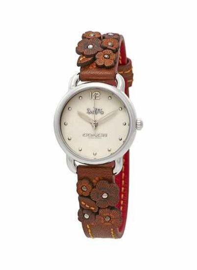 Coach delancey deals floral watch