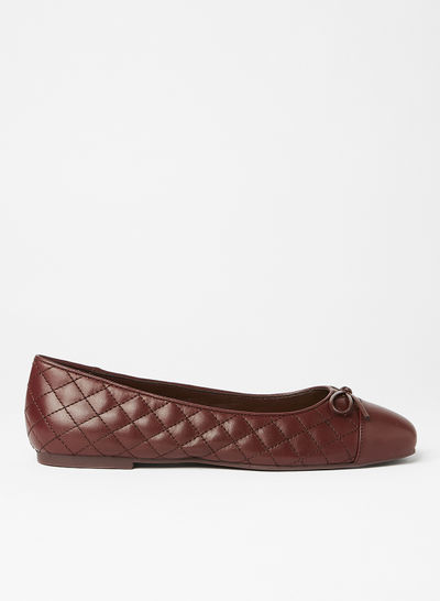 Maroon 2025 ballerina shoes