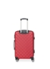 ست چرخ دستی چمدانی میله آهنی اسپینر 3 تکه ABS با قفل TSA 20/24/28 اینچی قرمز