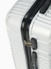 ست چرخ دستی چمدانی 3 تکه ABS اسپینر نقره ای 20/24/28 اینچی