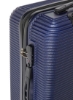 ست چرخ دستی چمدان میله آهنی اسپینر 3 تکه ABS با قفل TSA 20/24/28 اینچ آبی تیره