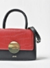 کیف زنانه شیک قرمز/مشکی
