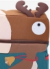 Kids Reindeer Backpack Brown