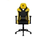 صندلی گیمینگ  ThunderX3 TC5 Professional Leatherette Gaming Chair, 180º Recline, Up to 150kg, 3°-18° Rocking Mechanism, 65mm Nylon Caster, Bumblebee Yellow