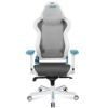 صندلی گیمینگ Dxracer Air, High Back Desk Chairs With Arms & Seat Adjustment Lumbar, White/Cyan
