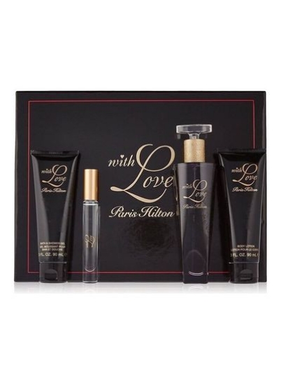 با ست Love 4- Edp + Roll-On + لوسیون بدن + ژل دوش 286 میلی لیتری