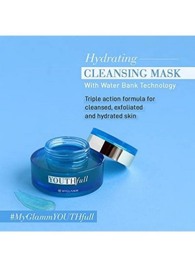 ماسک پاک کننده مرطوب کننده Youthfull با فناوری Water Bank 50Gm White