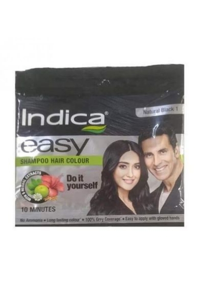 رنگ موی Indica Easy Mini Natural Black، 18ml (بسته 12 عددی)