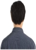 کلاه گیس های مردانه کرکی طبیعی مردان میانسال با محدودیت کوتاهی موی انسانی مشکی شماره 03