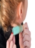 غلتک موی حرفه ای، قطر 7/8 اینچ، بیگودی موی خود نگهدار (سبز)