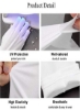 3 جفت ژل مانیکور دستکش شیلد UV دستکش بدون انگشت دستکش ضد اشعه ماوراء بنفش خشک کن مانیکور لامپ نور UV (سفید بنفش مشکی)