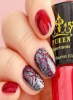 کلکسیون رنگ لهستانی Happy Holiday Stamping Nail Art Stamping Super Intense (816 So Red + 815 Moss) 12 میلی لیتر هر Bh000873