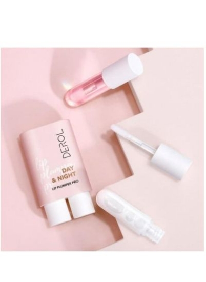 2 Pieces Lip Plumper Pro Syrup Cosmetics Lip Plumper Lip Enhancer &amp; Lip Care Serum برای لب‌های نرم‌تر کامل‌تر برای ایجاد لب‌های حجیم، کاهش خطوط ریز و مرطوب‌کردن افزایش خاصیت ارتجاعی لب