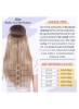 اکستنشن مو Estelle Wire Fish Wire Human Hair Extensions Invisible Fish Line Brown متوسط #6 Secret Wire اکستنشن موی واقعی قهوه ای ضخیم Remy Hair Fishing Hair Hair Extensions Brown