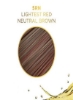 لیکیکالر دائمی برای رنگ موهای تیره، 5Rn قهوه ای خنثی قرمز روشن، 2 اونس.