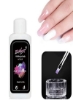 L Antistick Poly Nail Extension Nail Liquid Slip Solution + Nail Gel Bush For Builder Nail Nail Extension Diy 2Pcs Tool