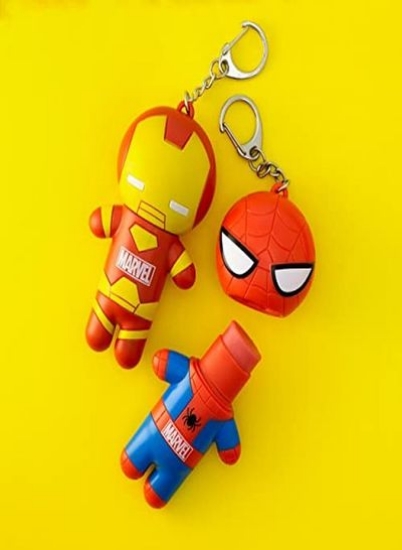 Marvel Superhero Lip Balm Duo- Spiderman &amp; Iron Man Amazing Pomegranate / میلیاردر پانچ