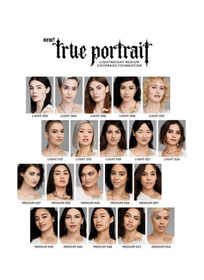 KVD Beauty True Portrait, سبک وزن با پوشش متوسط پایه DEEP 086