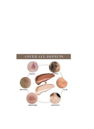 آرایش کاور تاتو گلوسیوا ضد آب - کانسیلر خالکوبی برای لکه های تیره، اسکار، ویتیلیگو و موارد دیگر - آرایش پوششی تاتو 2×30 میلی لیتر - استفاده روی بدن، برای پاها، برای مردان و زنان (2x30 میلی لیتر)