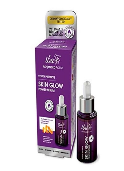 Advanced Activs Youth Preserve Skin Glow Power Serum 30 میلی لیتر در لیتر با 15% عصاره ویتامین C L بدون روغن L با جذب سریع L تست شده از نظر پوست