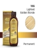 لیکیکالر دائمی برای رنگ مو بلوند، 12 گرم/10 گرم روشن ترین بلوند طلایی، 2 اونس