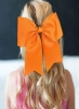 Ge Cheer Bows نگهدارنده دم اسبی 12 عدد دخترانه کش موی کشسان اکسسوری نارنجی برای بانوان مسابقات فوتبال نوپا نوجوانان ورزشی