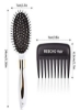 Paddle Hair Brush شانه دندانی پهن مجموعه شانه گره زدایی برای موی انسان اکستنشن مو مصنوعی کلاه گیس مدل مو برس حالت دهنده برای موهای بلند و کوتاه ضخیم نازک صاف و مواج مرطوب خشک سفید