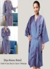 روپوش مشتری سالن، لباس مجلسی به سبک کیمونو برای درمان های زیبایی، لباس مجلسی قابل تنظیم برای ماساژ سونا اسپا، لباس مجلسی مشتری آرایشگاه زنانه - بنفش