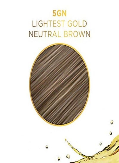 لیکیکالر دائمی برای رنگ موهای تیره، 5Gn طلایی روشن قهوه ای خنثی، 2 اونس.