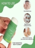 ماسک پاک کننده صورت چای سبز ماسک پاک کننده صورت از بین برنده جوش های سرسیاه صورت مرطوب کننده روغن کنترل عمیق پاک کننده پوست مغذی مرطوب کننده پوست برای انواع پوست مردانه زنان (2 عدد چای سبز)