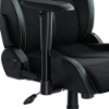 صندلی گیمینگ Razer Enki X Essential Leather Gaming Chair, 2D Armrests, 60mm PU Coated Casters, Black & Green