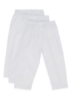 3 تیکه شلوار سروال بلند سفید