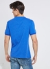 تی شرت نیمه آستین چاپ شده آبی