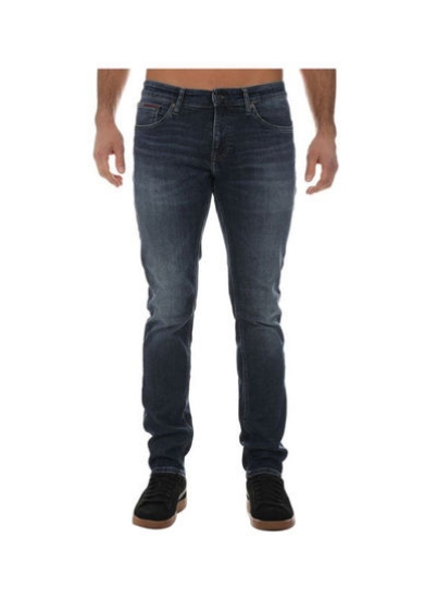 Scanton Cotton Blend Jeans Blue