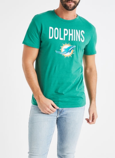 NFL Dolphins تی شرت سبز