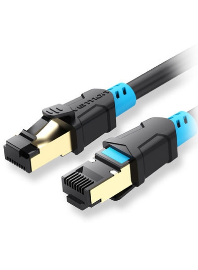 Cat 6 Ethernet Flat Network LAN Cable Black