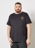 تی شرت چاپ آرم سایز بزرگ مشکی