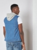 جین کلاهدار Gilet Blue