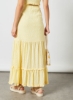دامن ماکسی پرینت گل Ditsy زرد