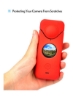 قاب محافظ سیلیکونی دوربین پانوراما قرمز