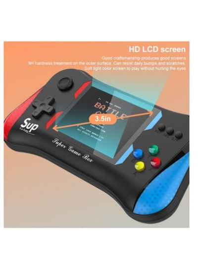 کنسول بازی ویدئویی Retro SUP X7M پخش کننده بازی دستی خروجی HD/AV داخلی 500 بازی دستگاه مینی الکترونیکی قابل حمل