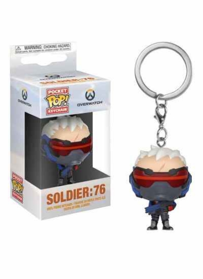 جاکلیدی Soldier 76 وینیل چند رنگ