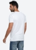 تی شرت یقه سفید چاپ گرافیکی