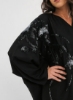 Sequin Embelled Kaftan ابایا Black