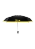 چتر ضد باد ضد UV چتر ضد باد مشکی/زرد