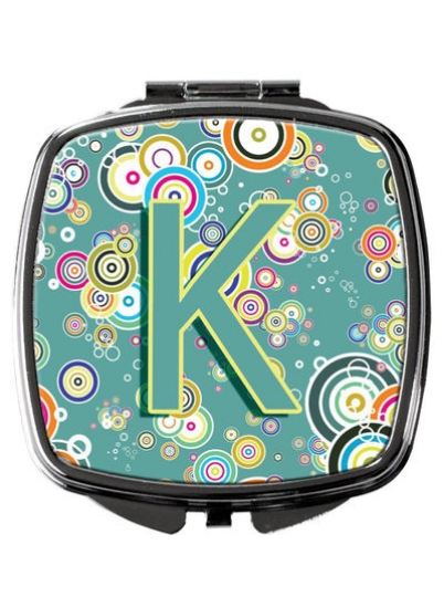 آینه جمع و جور چند رنگ طرح دایره K دایره ای