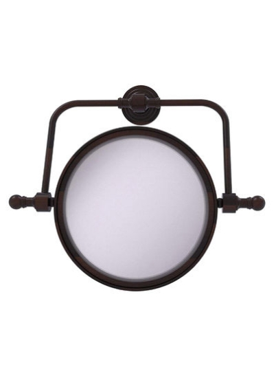 آینه آرایش چرخشی دیواری رترو قهوه ای تیره