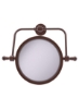 رترو دیواری آینه آرایش چرخشی قهوه ای