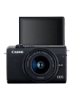 دوربین بدون آینه EOS M200 با لنز EF-M 15-45mm f/3.5-6.3 IS STM 24.1MP با صفحه نمایش لمسی LCD کج، Wi-Fi داخلی و بلوتوث