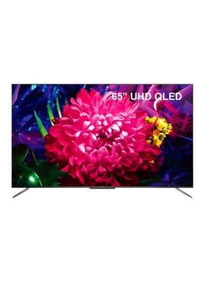 تلویزیون QLED هوشمند 65 اینچ 4K اندروید 65C715 مشکی